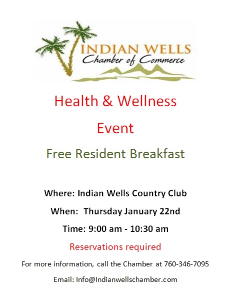 Indian Wells Chamber of Commerce Free Resident Breakfast